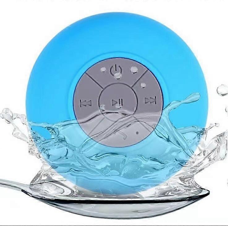 Bluetooth Shower Speaker with Microphone, Suction Cup, Waterproof Design for Bathroom Singing and Music Streaming