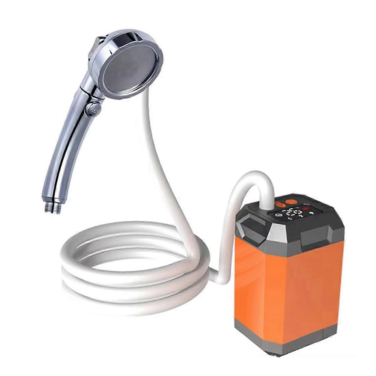 9000mAh Portable Outdoor Electric Shower Pump Rechargeable Shower Large Capacity Hiking Traveling Shower