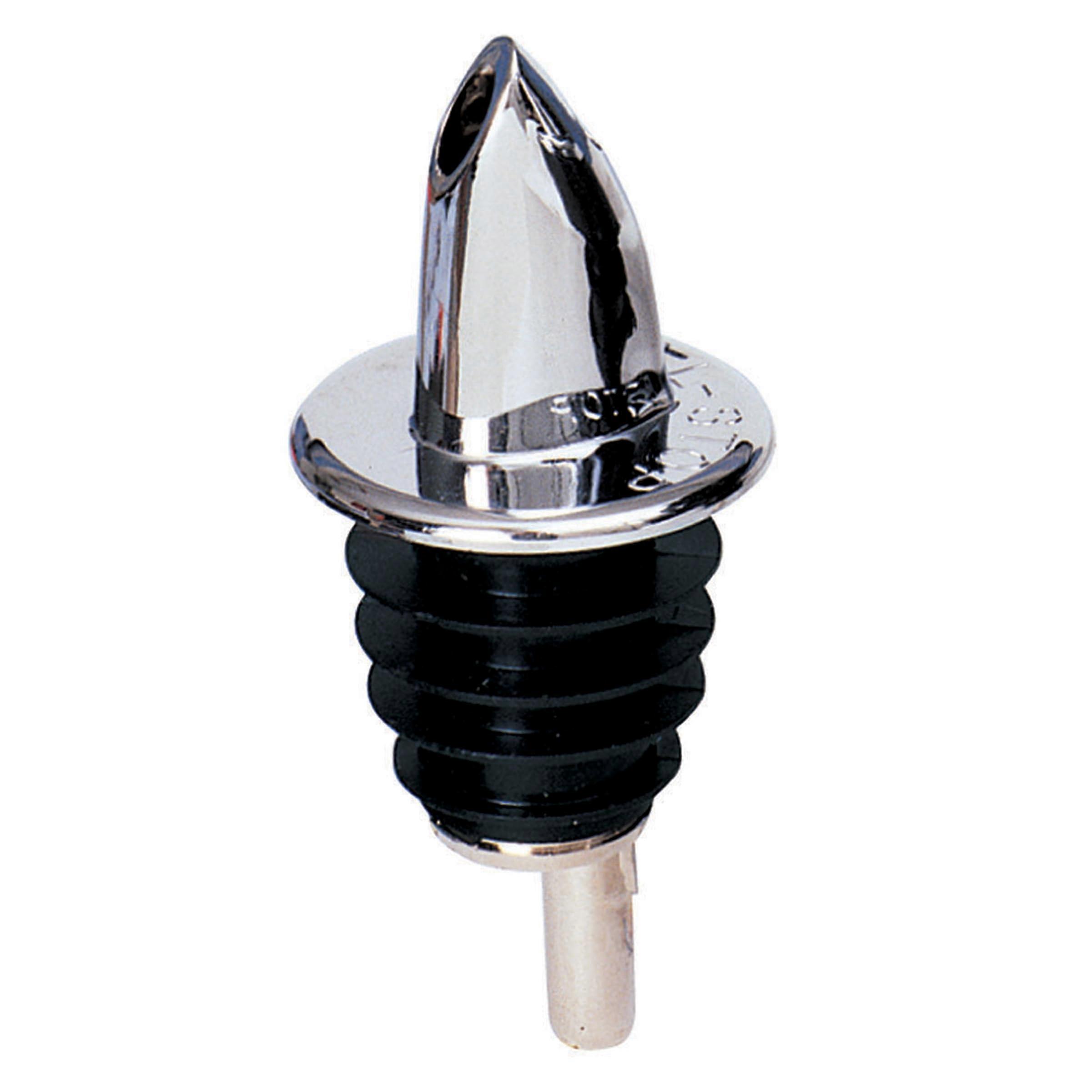 12 Dozen Chrome Plastic Pourers Bottle Pour Spouts Chrome Finish For Oils And Vinegars Standard Neck
