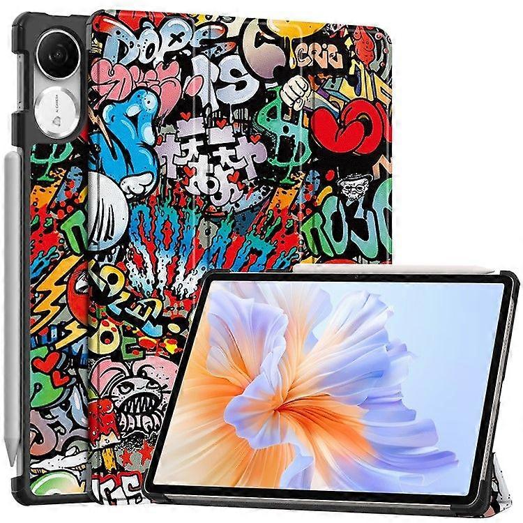 Pattern Print Leather Stand Tablet Protective Cover For Honor Pad V9