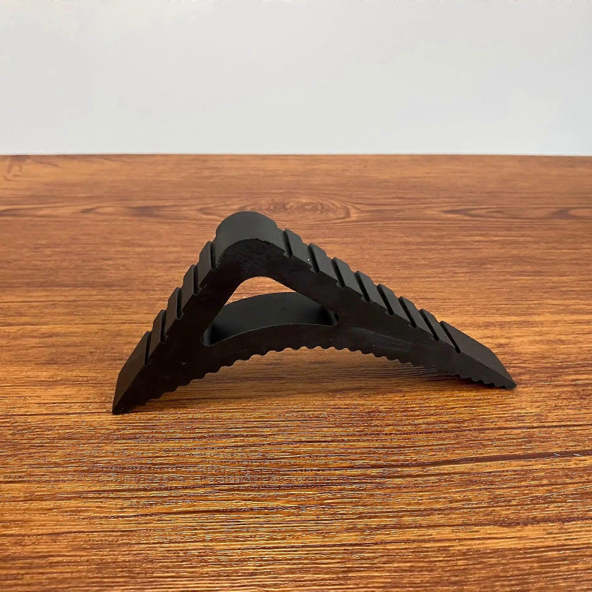 Rubber Door Stopper Reusable Shock Absorbent Block Wedge Doorstops Door Handle Stopper Home Office Door Anti-collision Stopper
