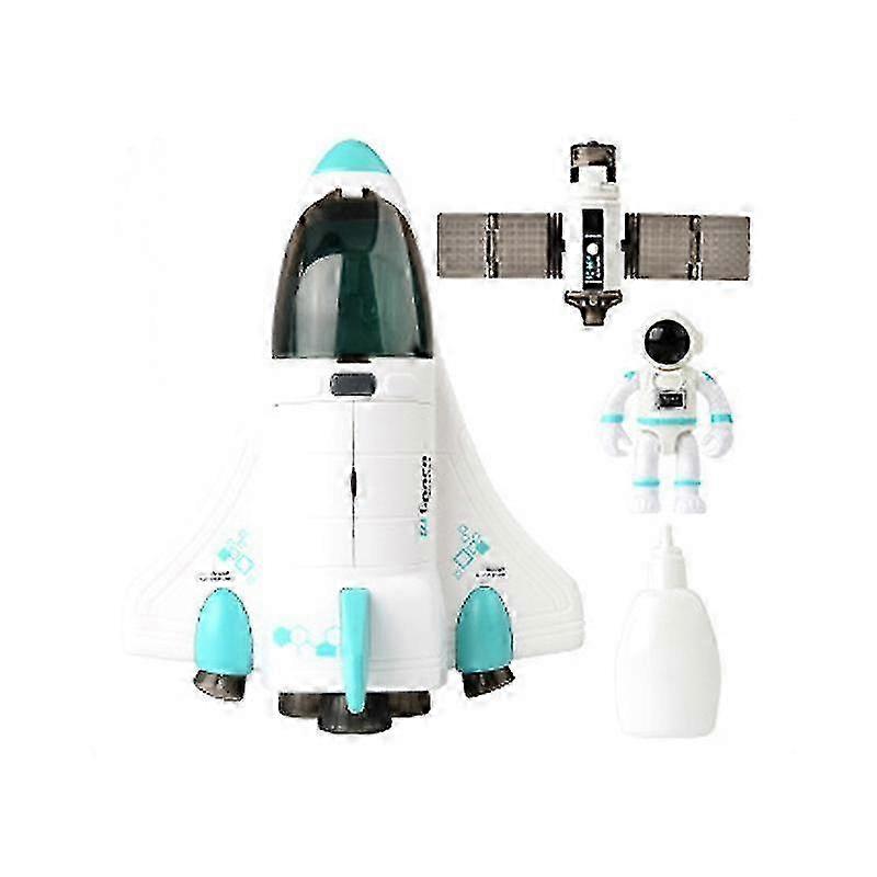 Childrens early education simulation sound and light spray aerospace toy space model satellite shuttle rocket aviation series