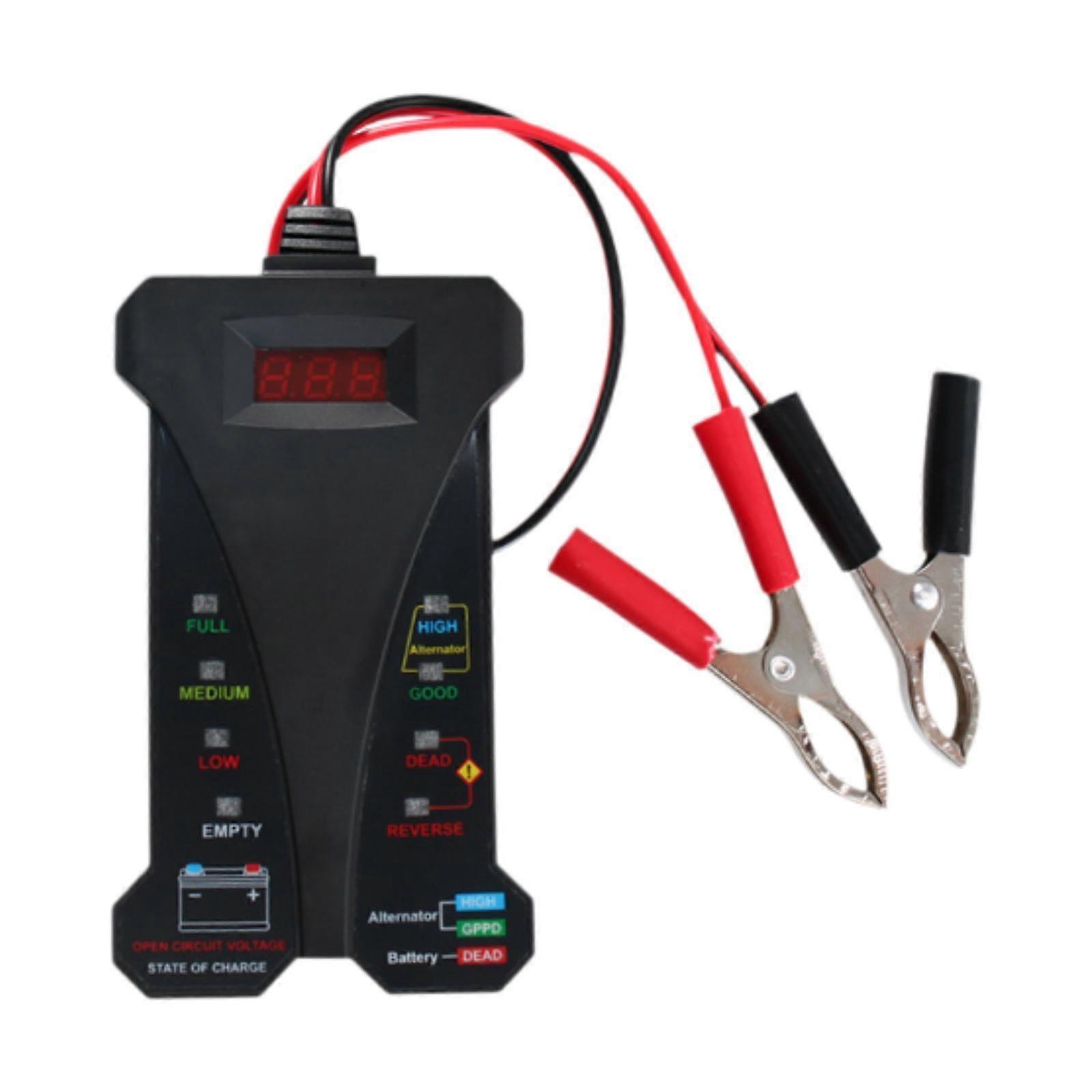 12V Car Battery Tester Battery Load Tester for Electrical Tools Auto RV