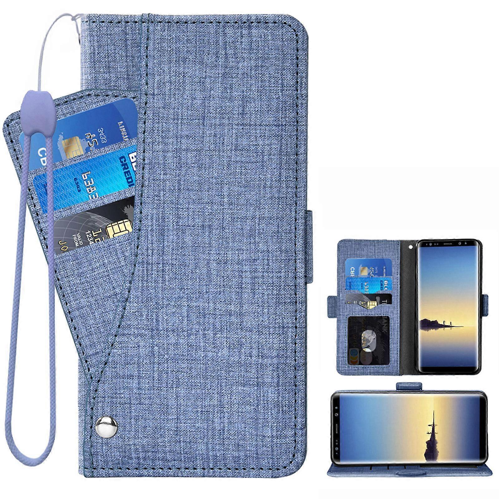 Wallet case for Samsung Galaxy Note 10 Lite Blue Note 10 Lite