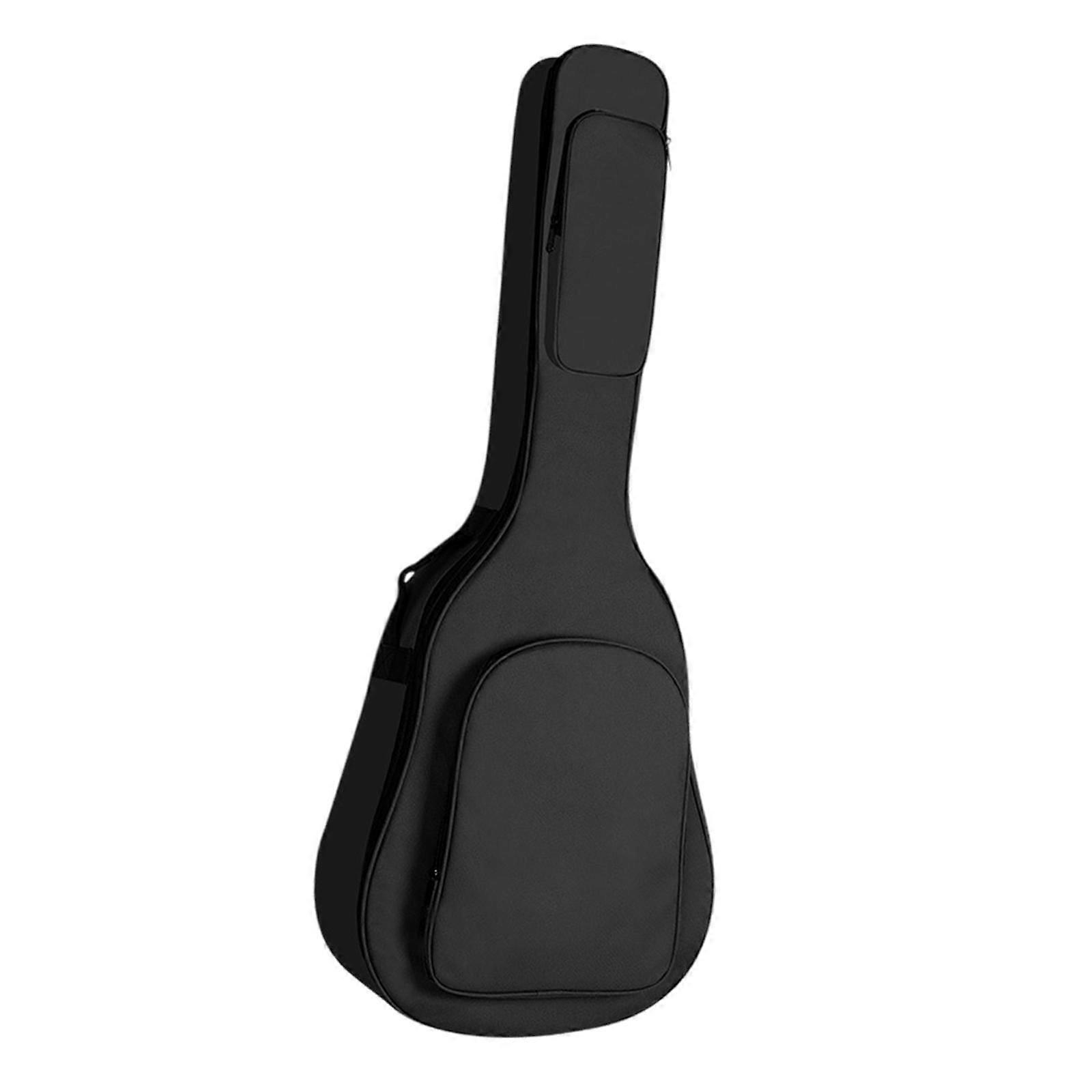 Guitar Gig Bag Portable with Side Handle Thick Padding Waterproof Guitar Bag μαύρο