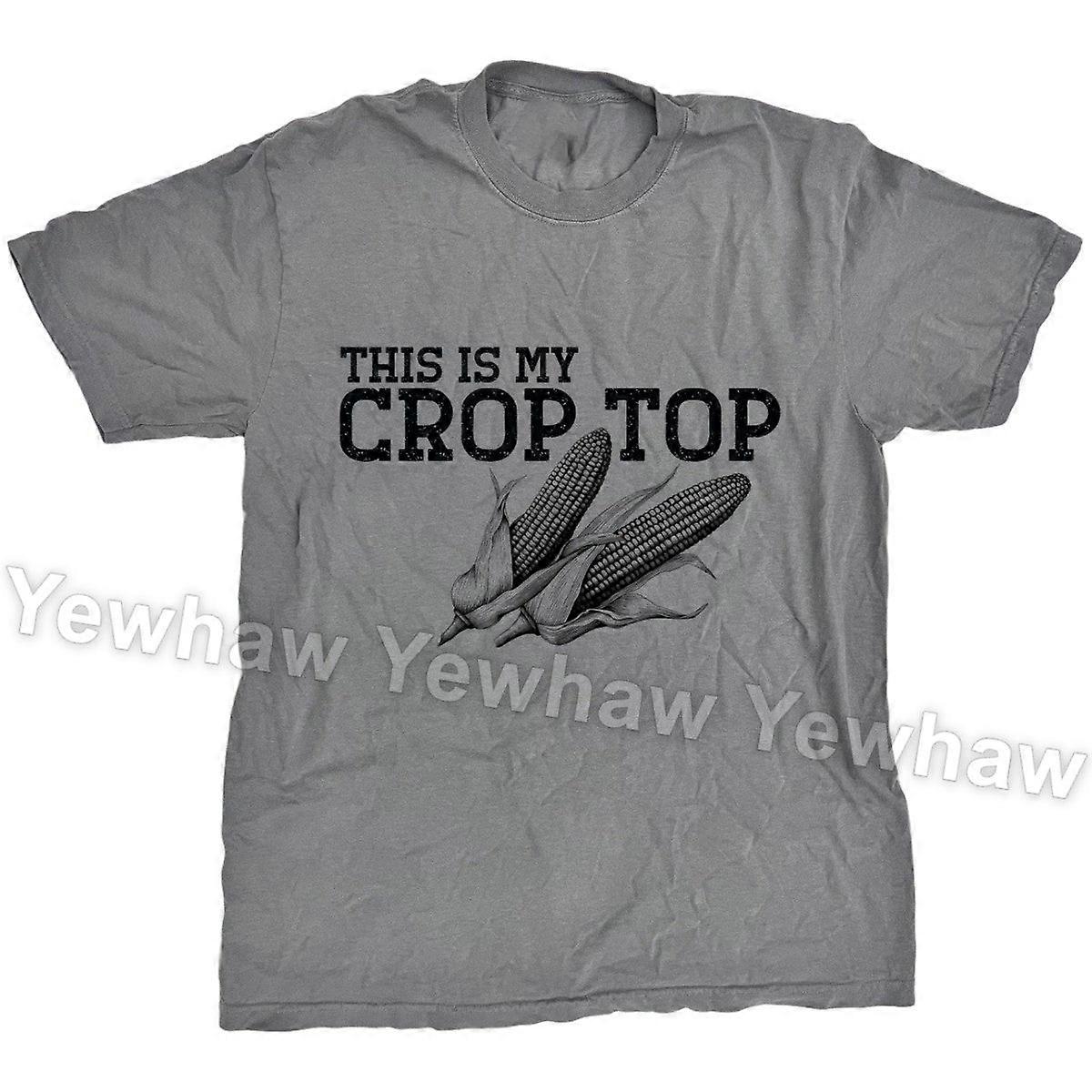 Retro tričko This Is My Crop Top, vtipné tričko s grafikou, roztomilý dárek pro dospívající dívku