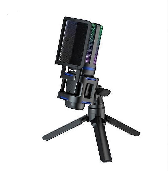 RGB Professional Microphone Computer Game Anchor Live Microphone