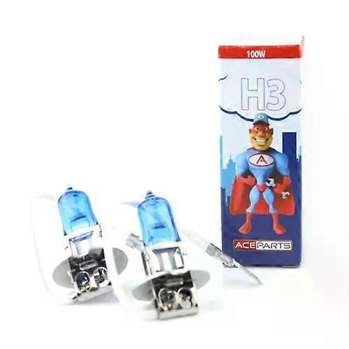 Fits BMW 3 Series E21 100w Super White Xenon HID Front Fog Light Bulbs Pair