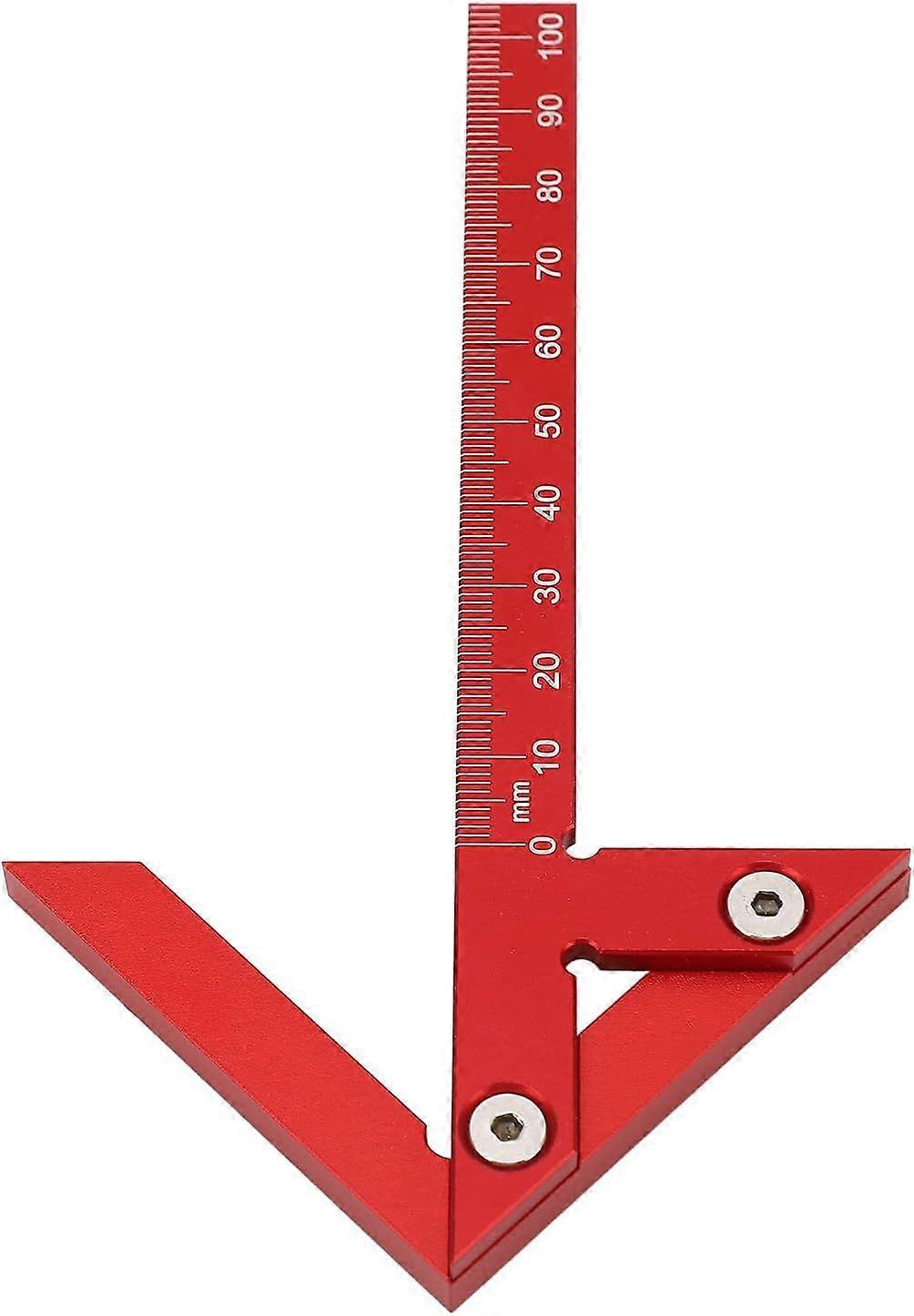 Center Finder Line Gauge Line Gauge 105mm 45 90 Aluminum Alloy Carpenter Ruler Line Ruler Woodworking Measuring Tool