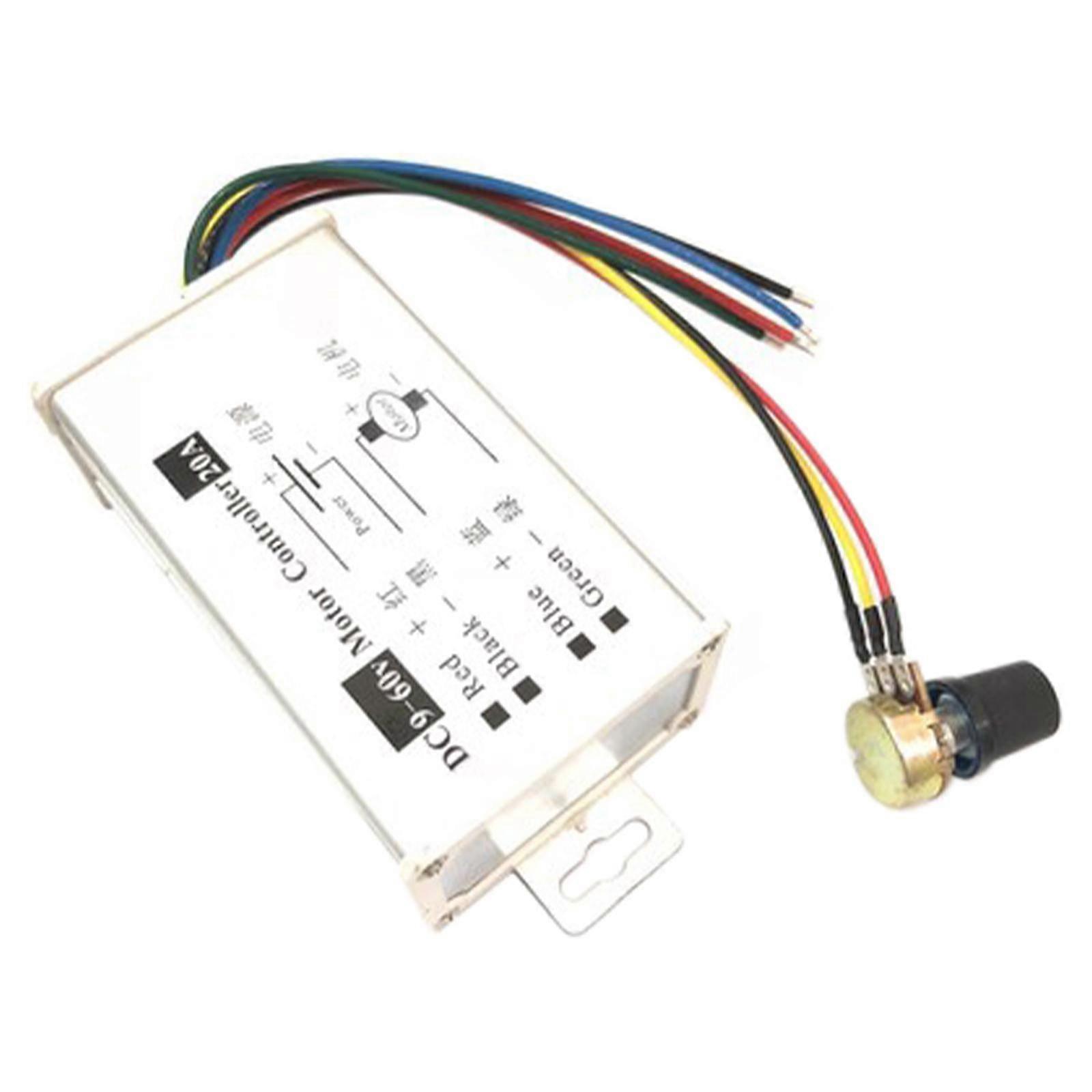 9V-60V 20A PWM DC Motor Controller DC Motor Engine Controller