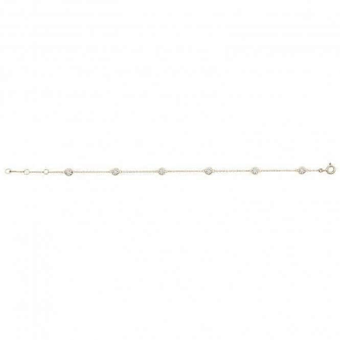 9ct Gold Zirconia Bracelet