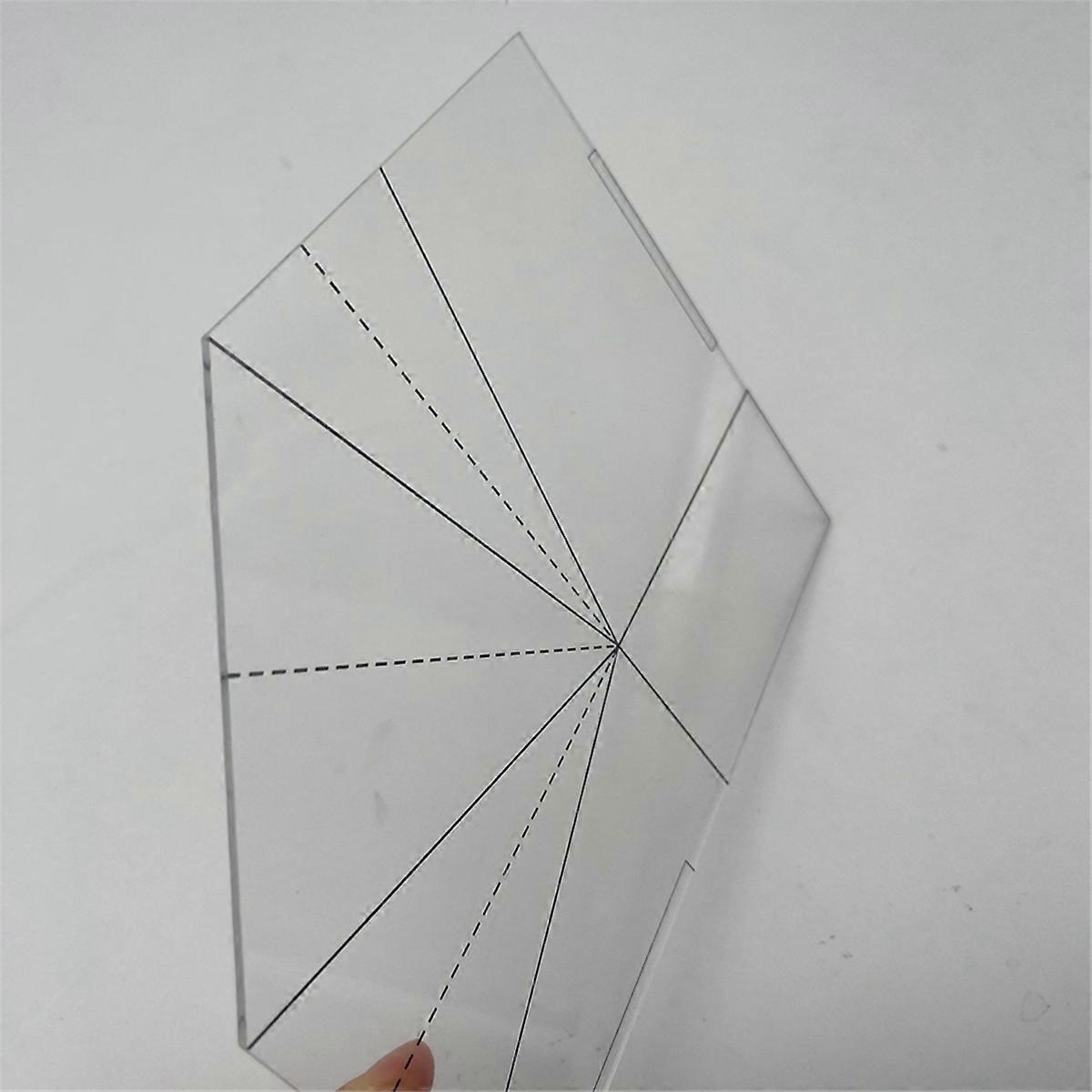 Sewing Ruler Floor Mat Handbag Ruler 8inch