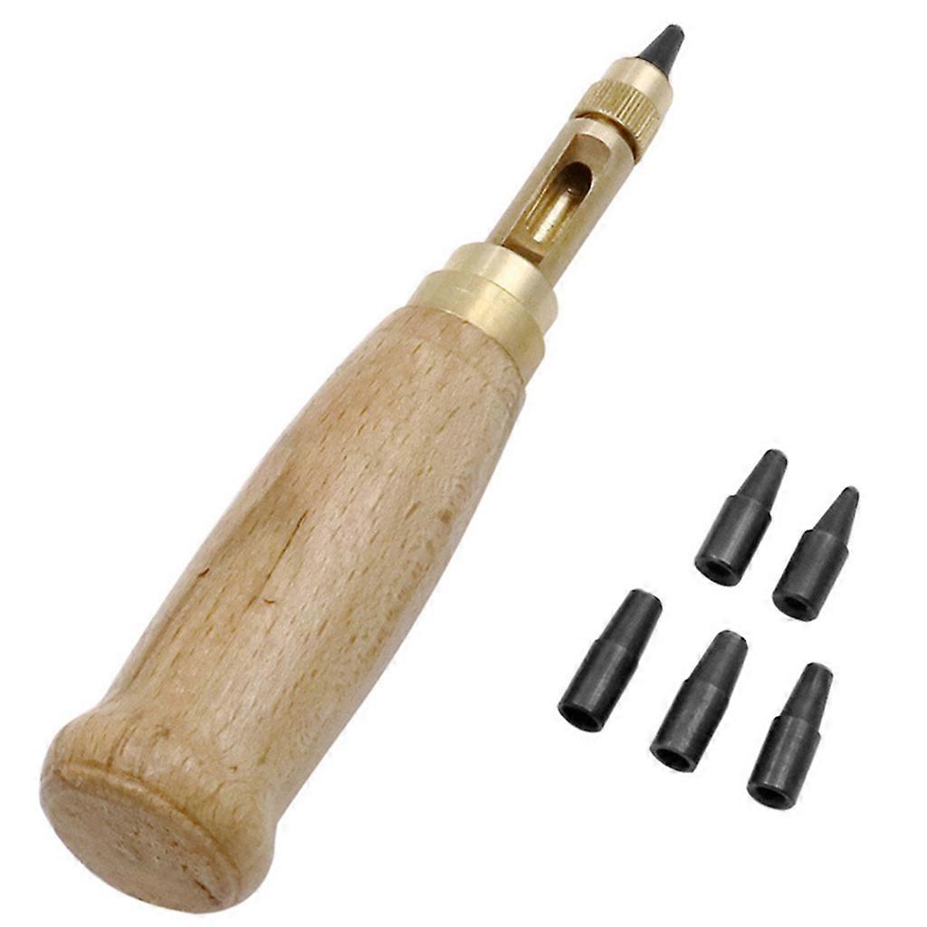 Leather Punching Tool Auto Removable Belt Noise Reduction Screw Hole Punch Craft Other