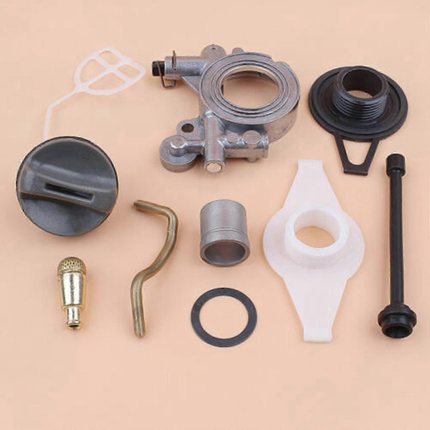 Oil Pump Line Worm Gear Kit Compatible Husqvarna 372xp 365 371 385 390 362 570 575 576