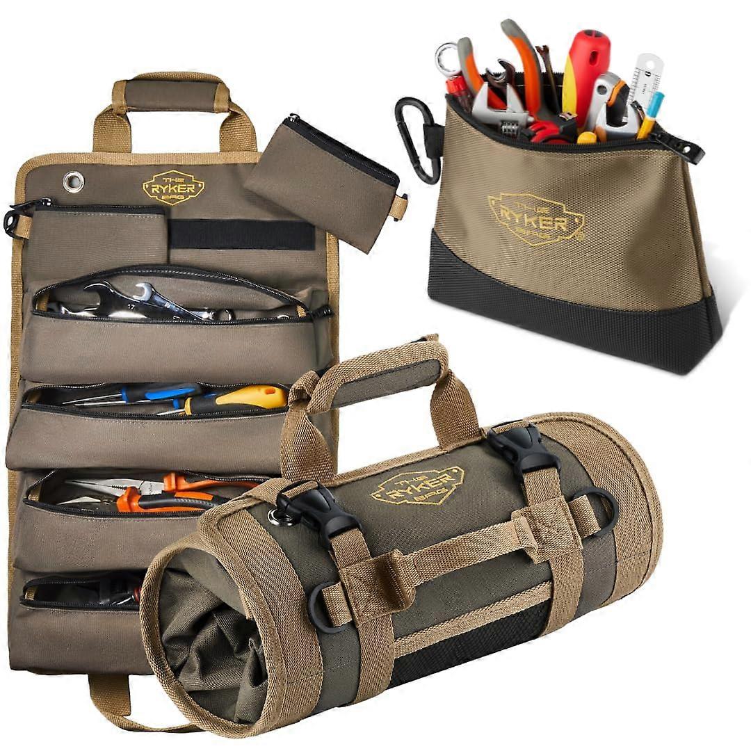 Small Tool Organizer Roll Up for Compact Storage Small Size