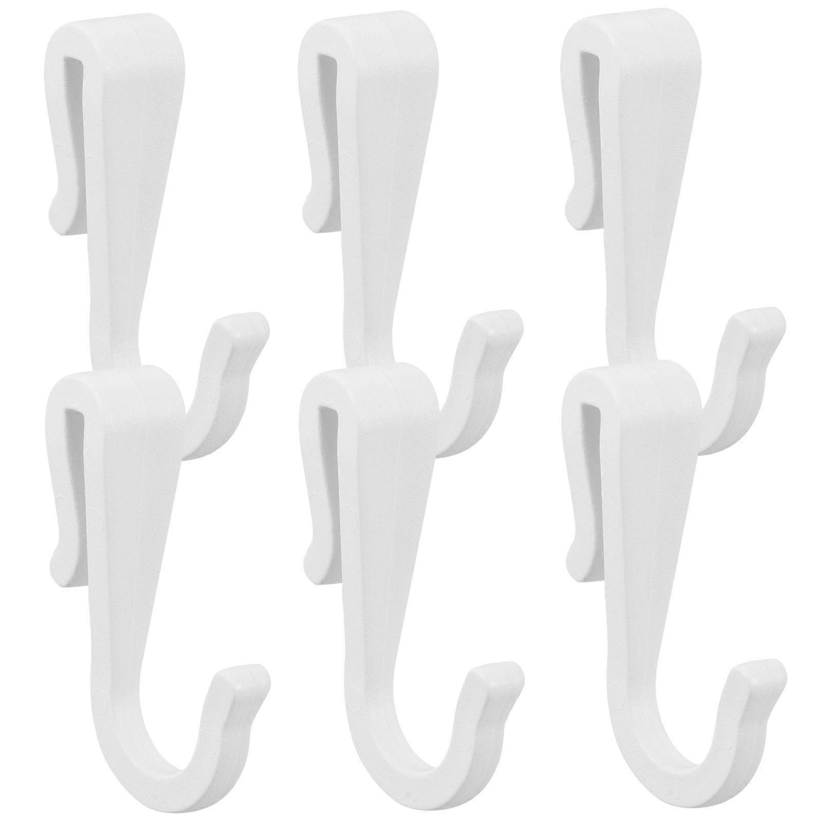 6pcs Multi-functional Plastic S Hooks For Kitchen And Bathroom Versatile Hanging Hooks For Utensils Towels Heavy Duty Kitchen Hooks