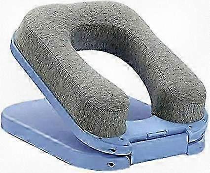 Comfortable Donut-Shaped Nap Pillow with Firm Support, Portable Slow-Recovery Memory Foam Neck Rest for Desk Sleeping