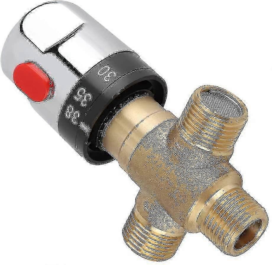 Solid Brass 3 Way Thermostatic Mixing Valve for Shower System