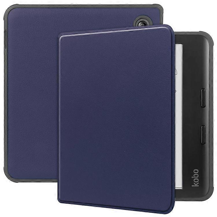 Compatible For Kobo Libra Colour Case PU Leather + TPU E-Reader Cover Support Auto Wake / Sleep