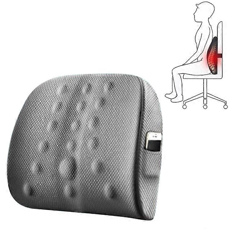 Lumbar Cushion Office Maternity Seat Cushion Car Lumbar Memory Foam Lumbar Pillow,Style: 3D Upgrade Core (Gray)