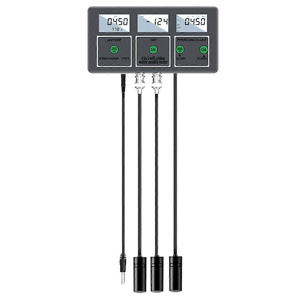 Water Quality Tester, 8-in-1, WiFi Connectivity, UK Plug