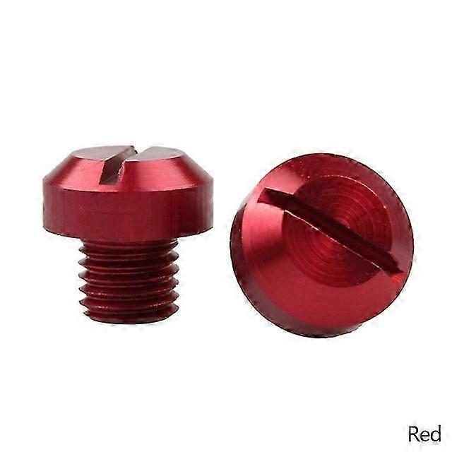 Qx 2pcs Mototcycle Clockwise M10*1.25 Mirror Hole Plug Screw For Honda Yamaha Kawasaki Suzuki Car Accessories Mirror Hole Screw