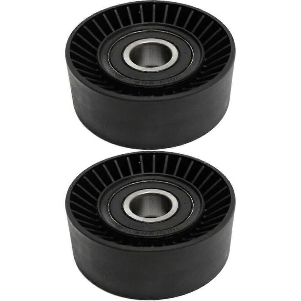 JLEJIANI Set of 2 Accessory Belt Idler Pulleys Upper Fits Pair 16843427,Easy to tall,s