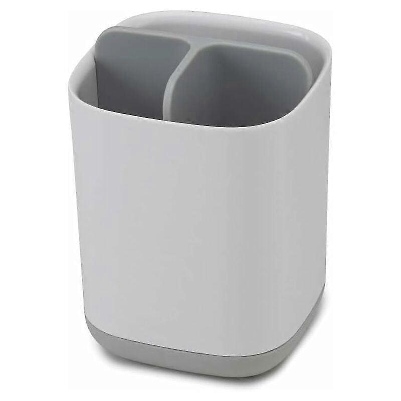 Toothbrush holder, starlight plastic, white/gray