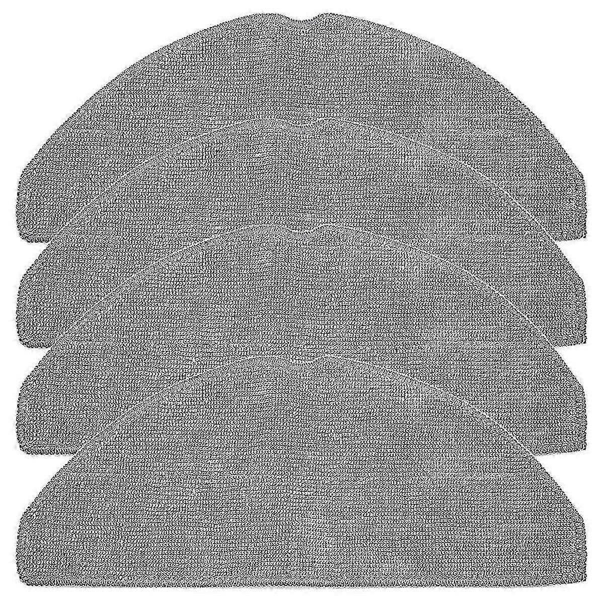 4 Pack Mop Cloths Replacement Part for L60 Robot Vacuum Cleaner, Microfiber Mop Pad Washable Mop Cl