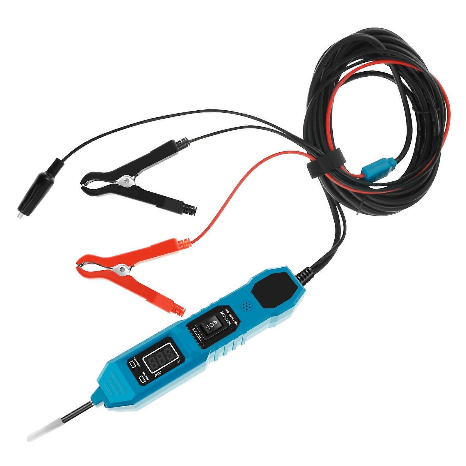 Multifunctional Car Circuit Tester, 3.5 to 36V DC Automotive, Digital Display for Continuity and Short-Circuit Finder