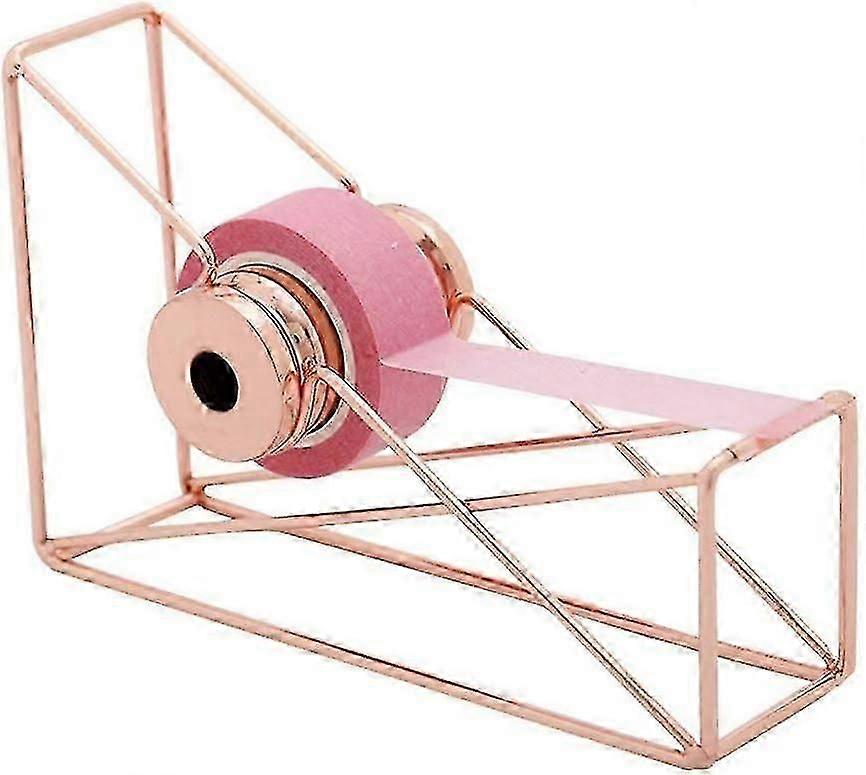 سطح المكتب الشريط موزع الأسلاك المعدنية ارتفع الذهب اللون المنشعب حامل الشريط القاطع لسطع مكتبك ومكتبك ، تصميم خفيف الوزن والجدة