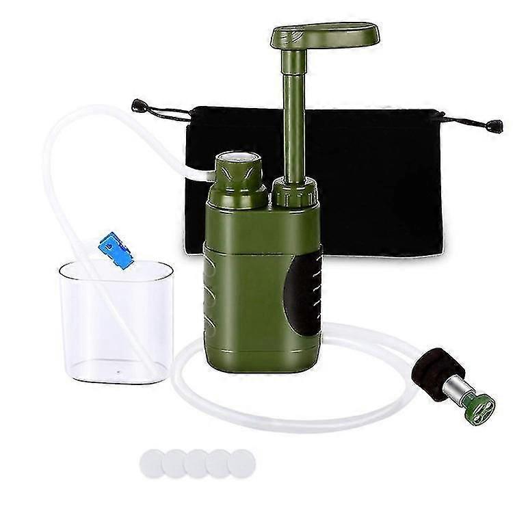 2color/Outdoor Water Filter Straw Water Filtration System Home Ready Camping Hiking Emergency Water Purifier