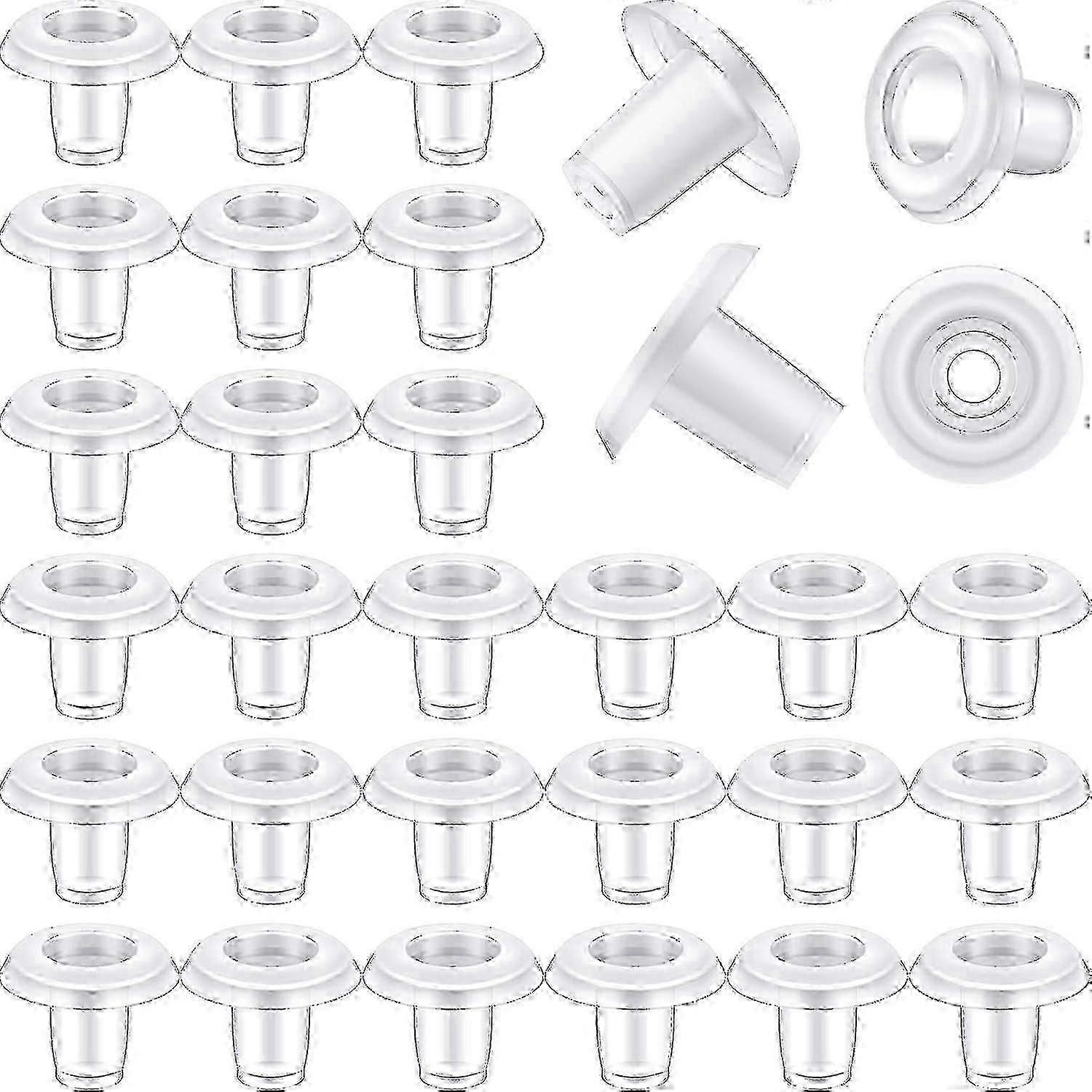 40 Pieces Horizontal Blinds Bottom Rail Button Plugs Blinds Bottom Rail Ladder Cord Blinds Components Parts Accessoryl