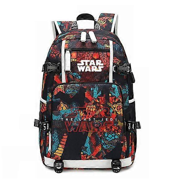 Star Wars Darth vader Yoda Plecak z nadrukiem Torby szkolne podróżne laptopy na ramię z torbami USB Charging Port