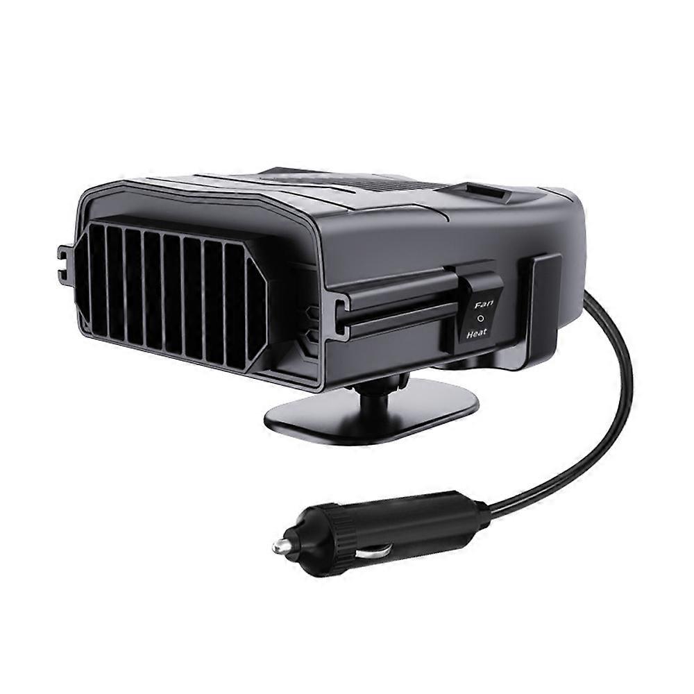 Portable Heater, 12V Fast Heating or Cooling Fan with 360 Degree Rotating Head, 2-In-1 Defroster Heater for Car