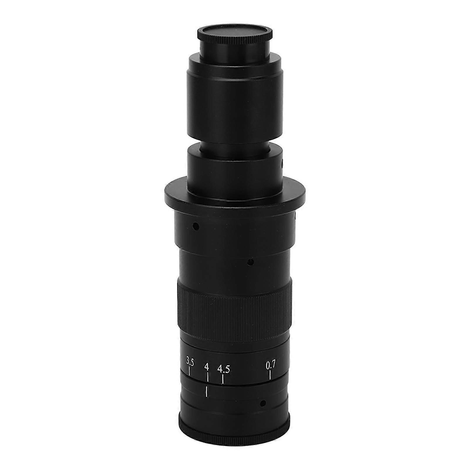 180X Zoom C Mount Adjustable Magnification Monocular Lens for VGA USB Industrial Video Microscope Camera