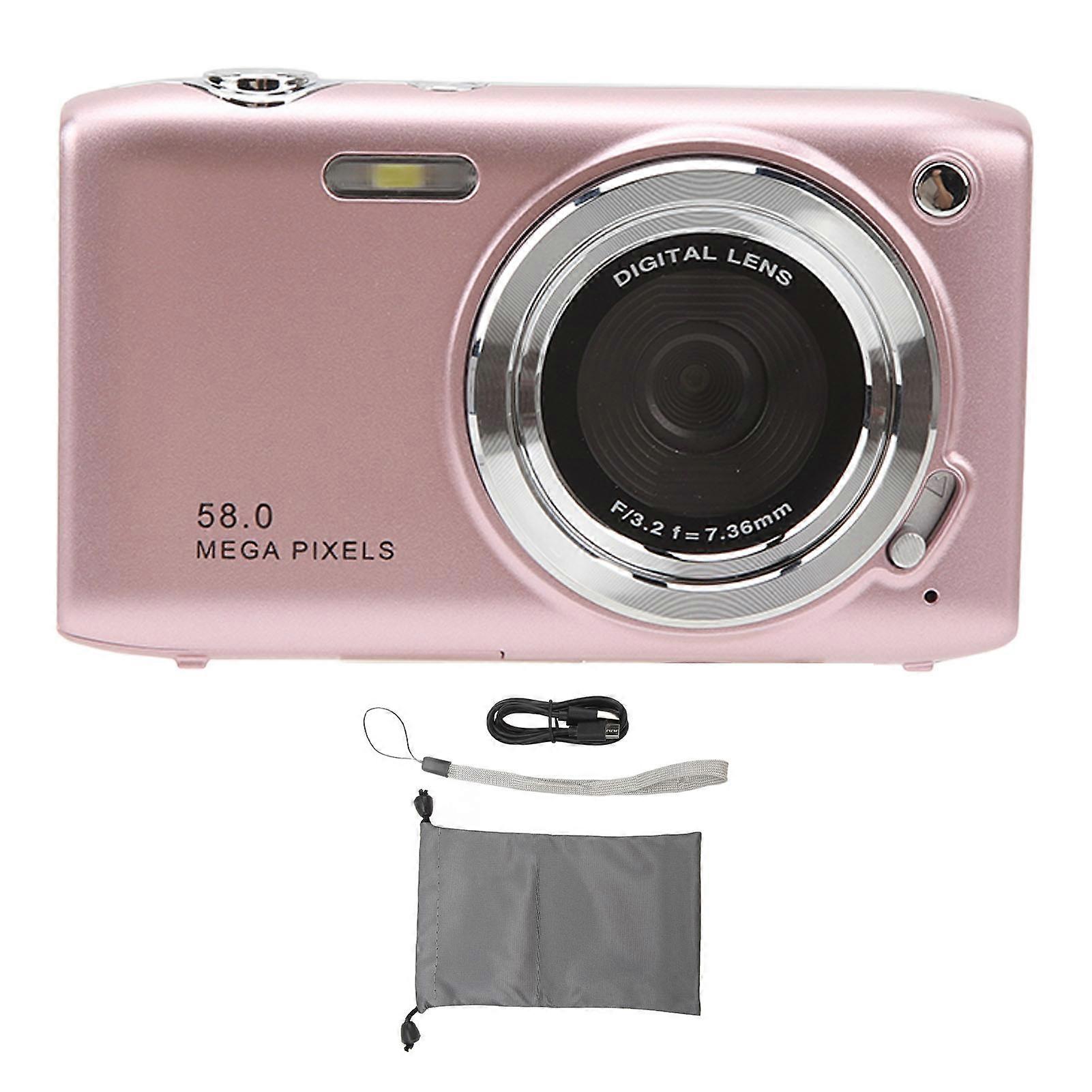 2.88 inch 58MP 4K HD Digital Camera 16x Zoom Fixed Focus Macro Time-lapse Photography Digital Video Camera