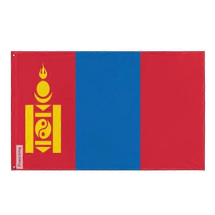 Flag of Mongolia – 120 x 180 cm – Polyester – Iron eyelets – Durable