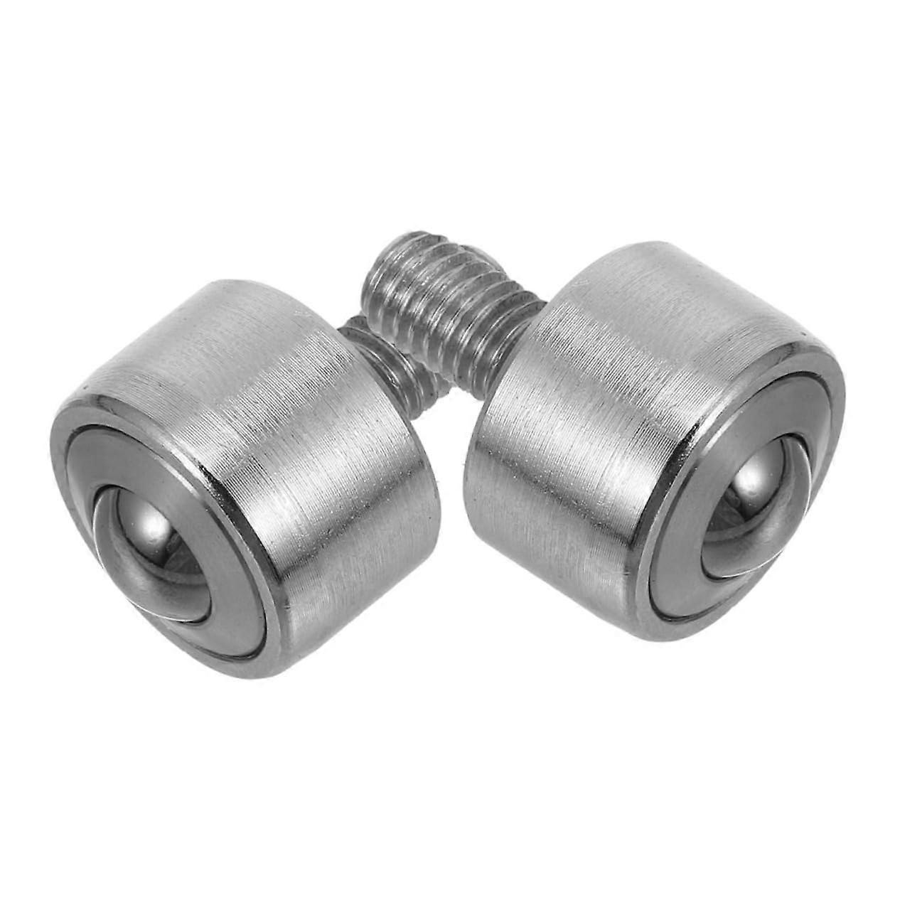 Ball Transfer Bearings with Threaded Stem, 1 Inch Ball Diameter, Easy Install for Machinery and Electronics Applications
