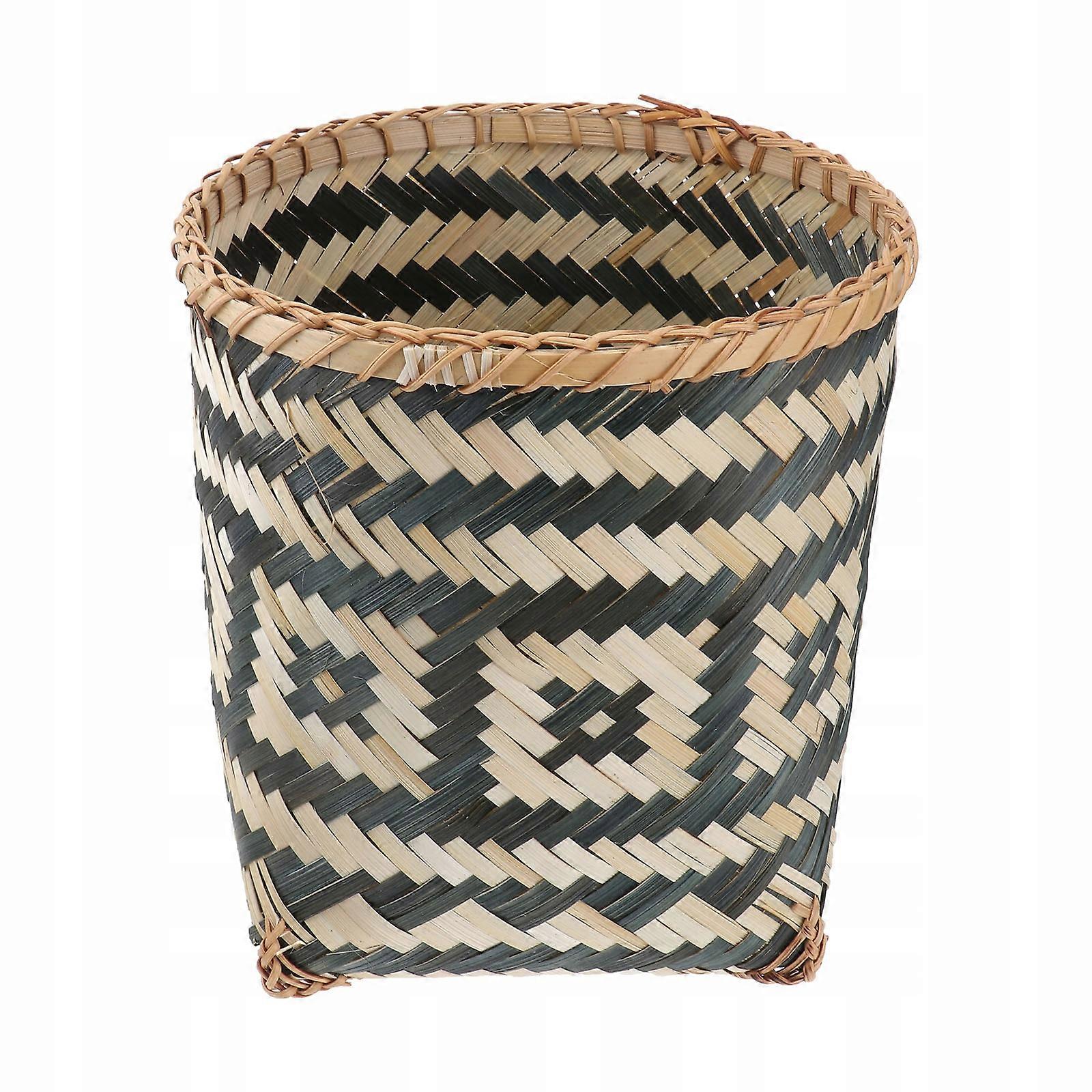 Pet Basket Bamboo Multicolor