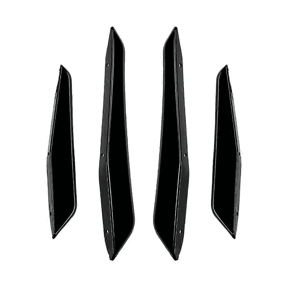Front Bumper Side Splitter Spoiler for BMW 2 Series M2 Bright Black