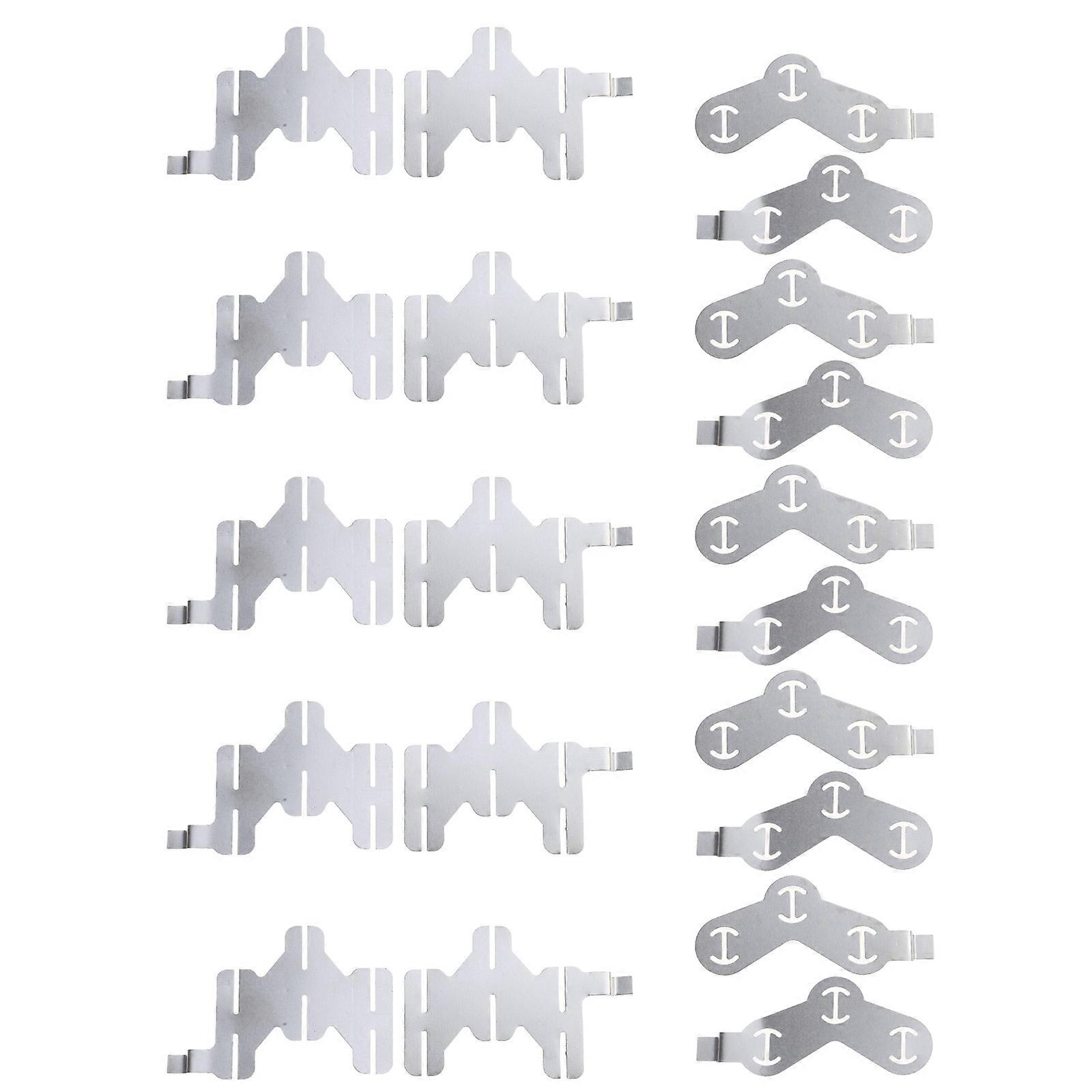 10Pcs 18650 Battery Nickel Sheet Polygonal Battery Nickel Sheet For Spot Welding Machine Batteries Connection Sheets