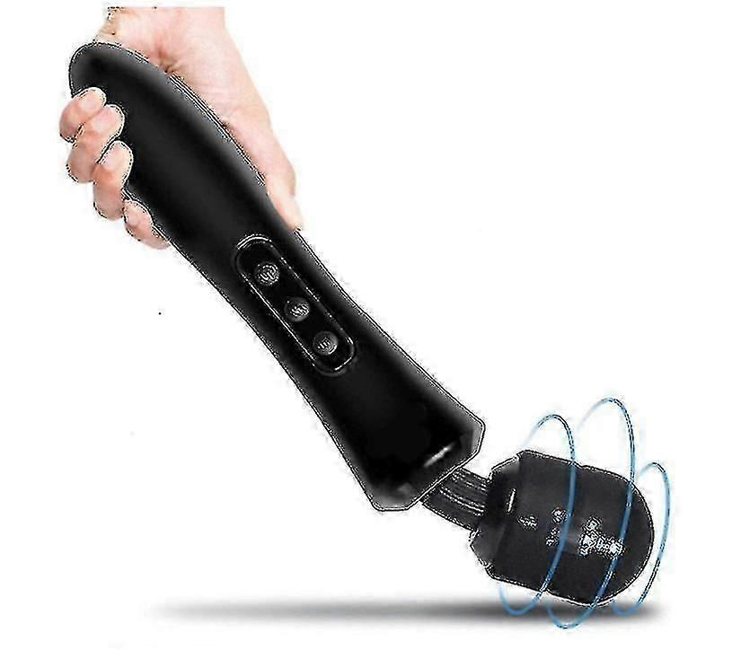 Chronus Super Powerful Wireless Handheld Massager For Deep Tissue Usb Charging Waterproof Abs Silicone