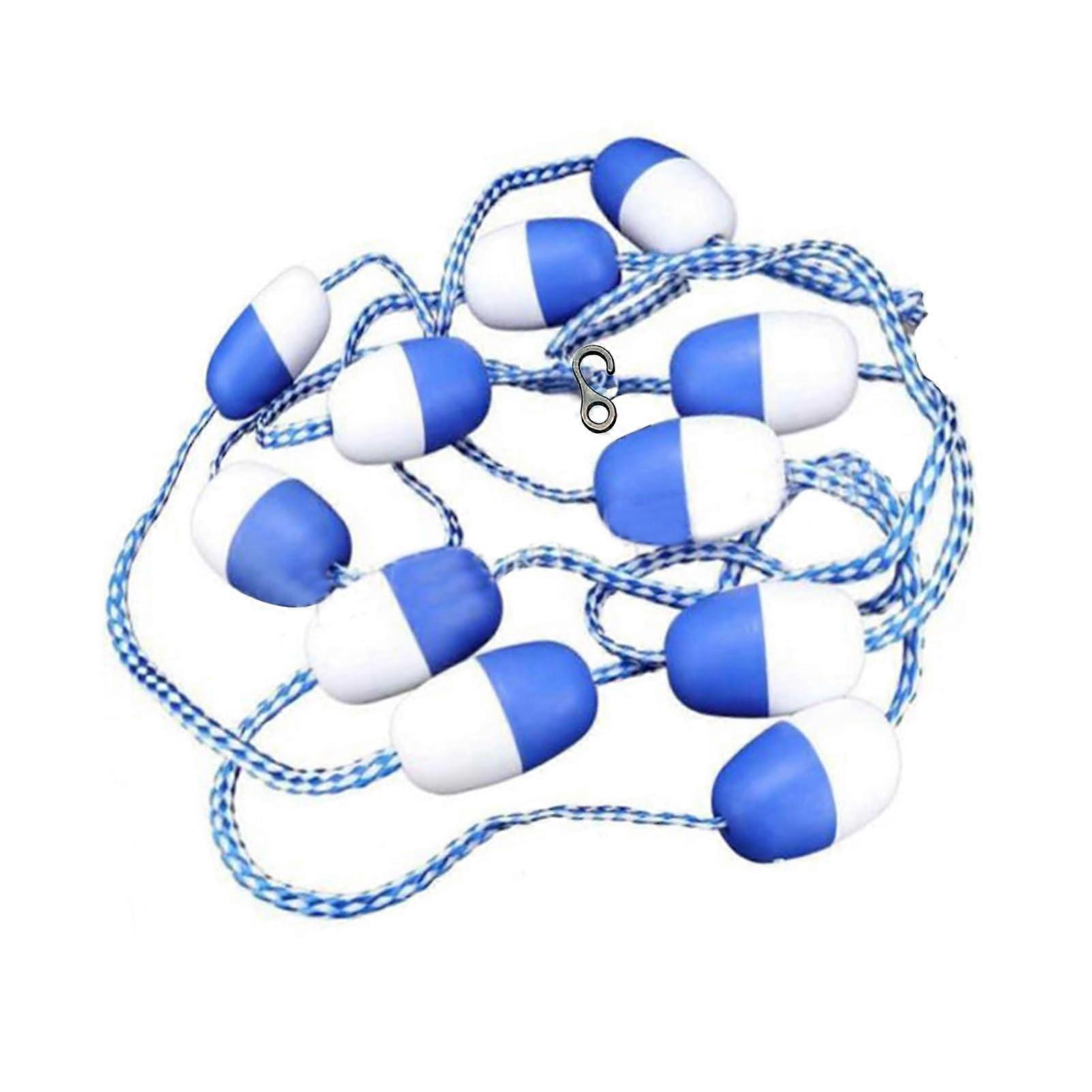 Safety separation rope for swimming pools, 1.0–18 M, floating line with plastic bodies (3m/9.8ft)