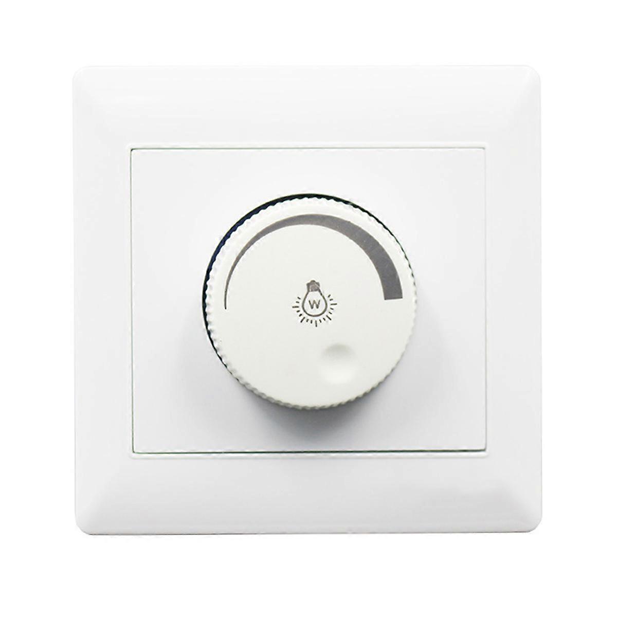Dimmer Switch - Practical Wall Push On/Off Rotary LED Dimmer Lamp Brightness Controller