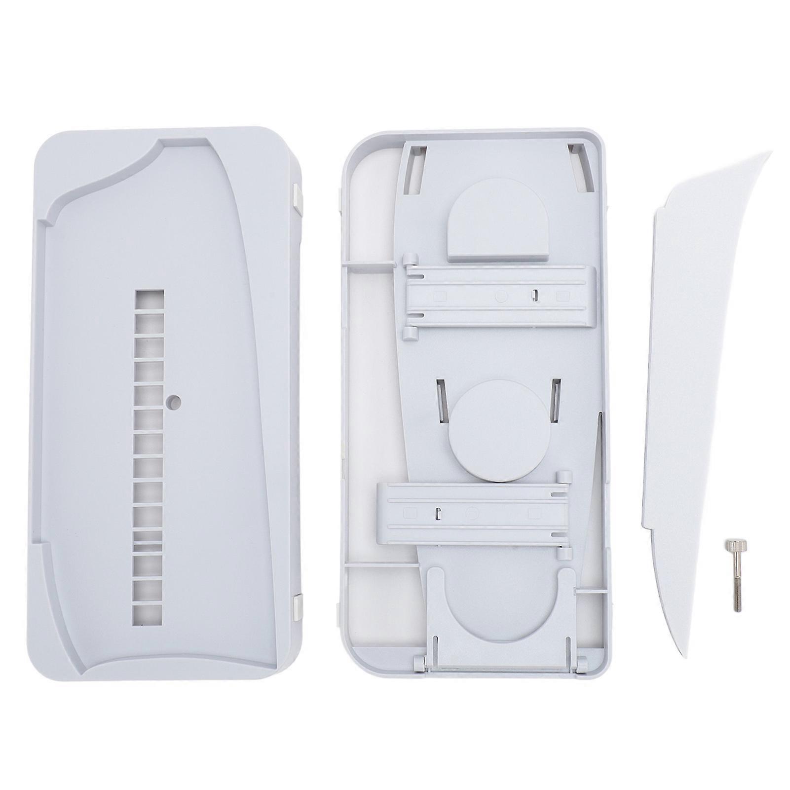 Horizontal Hub USB Port Base Stand Holder for PS5 Slim Console Headset VR Storage Bracket White