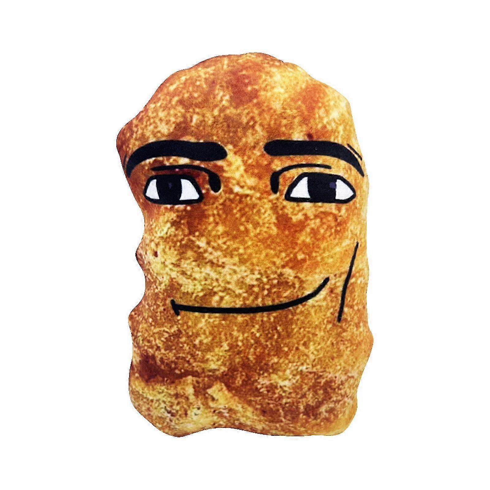 面白いチキンナゲットぬいぐるみ、子供と大人のためのかわいいミームぬいぐるみ枕、ソフトビッグブロックぬいぐるみ、クリスマスと誕生日に最適なギフト