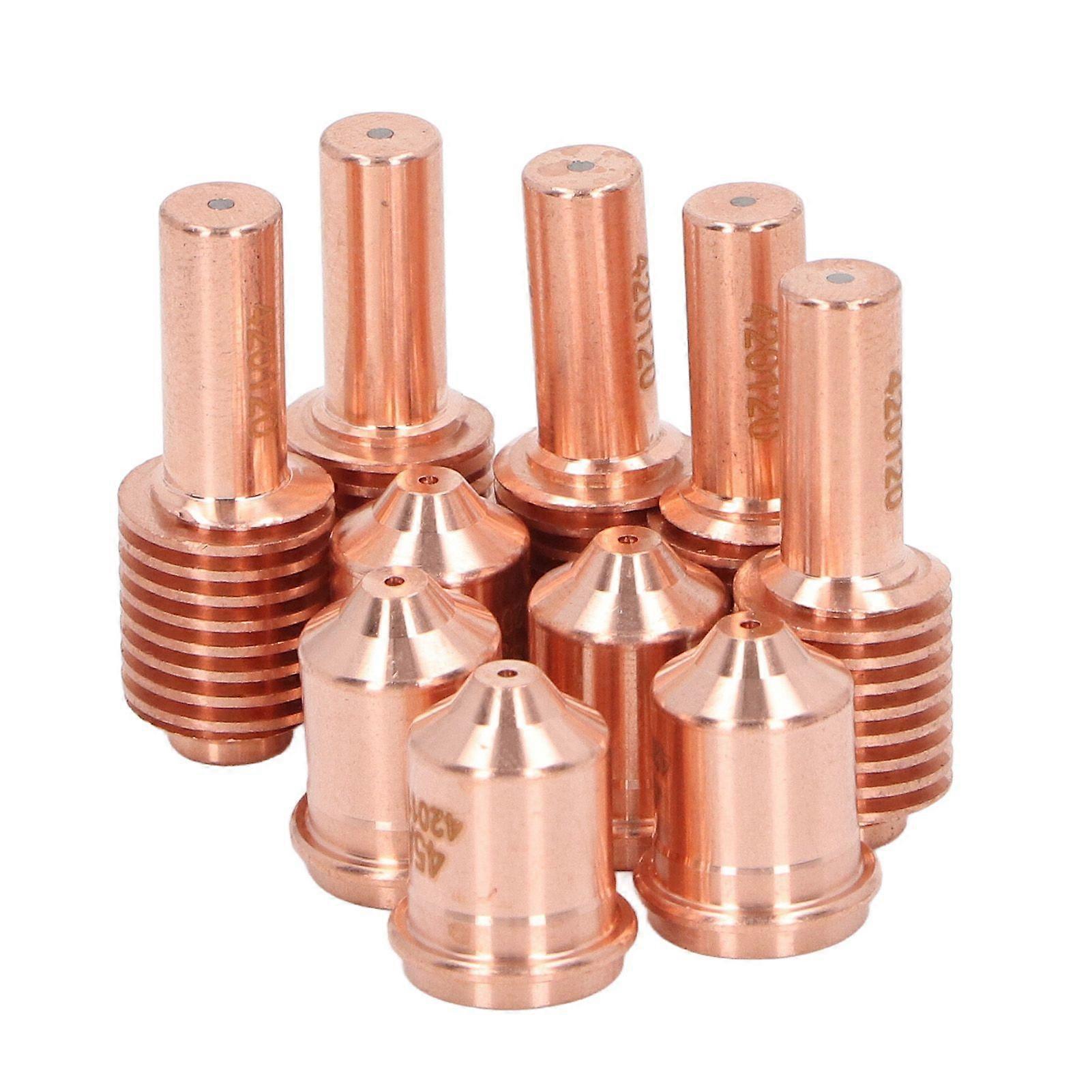 High quality 10-piece set 420118+420120 electrode nozzle set suitable for PMX