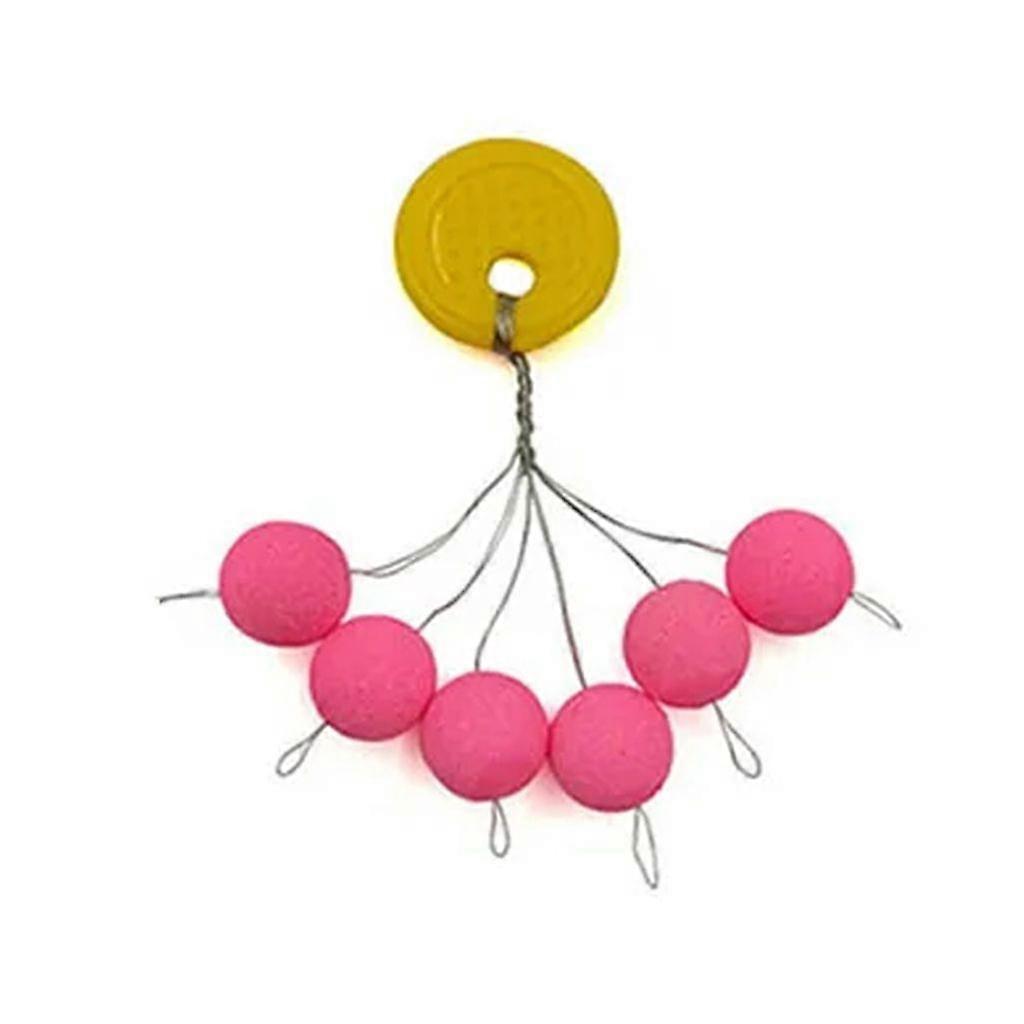 6Pcs/Set Fishing Line Plugs Float Fishing Bobber Stoppers Float Stopper Glow