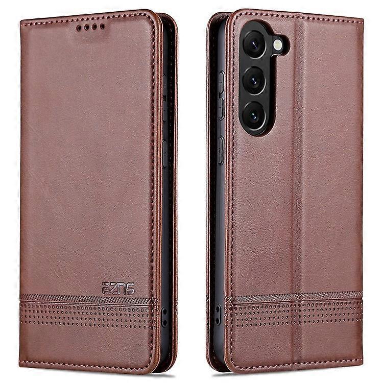 AZNS Compatible For Samsung Galaxy S24+ Case Scratch-resistant PU Leather+TPU Stand Phone Protector